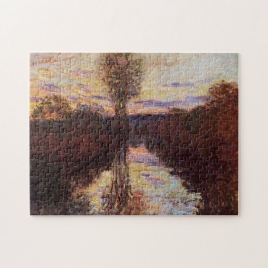 Le Bras de Mousseaux Evening Monet Fine Art Legpuzzel (Horizontaal)