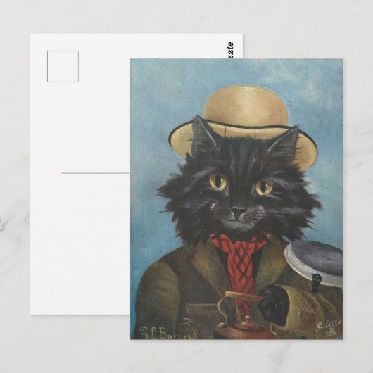 Le bricoleur briefkaart (Voorkant / Achterkant)