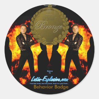LE Bronze Badge Gedrag Stickers