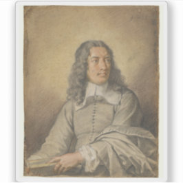 Le Brun - Portret van M. Quatrehomme du Lys Sticker