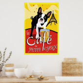 Le Cafe de Petit Chien (jour) Poster (Keuken)