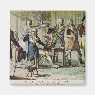 Le Cafe des Incroyables, 1797 Magneet