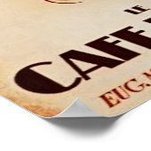Le Cafe Martin Poster (Hoek)