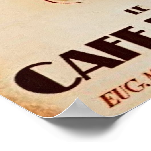 Le Cafe Martin Poster (Hoek)