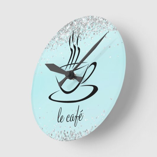 Le Cafe persoonlijke keukenacryl Ronde Klok (Hoek)