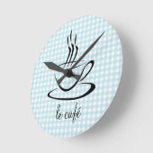 Le Cafe persoonlijke keukenacryl Ronde Klok (Hoek)