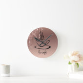 Le Cafe persoonlijke keukenacryl Ronde Klok (Huis)