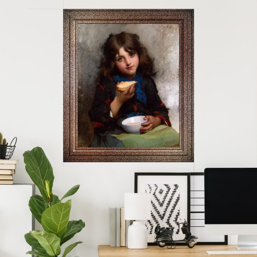 Le Casse-Croûte door Léon-Jean-Basile Perrault Poster (Thuiskantoor)