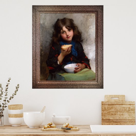 Le Casse-Croûte door Léon-Jean-Basile Perrault Poster (Keuken)