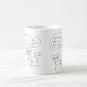 Le Cat Chat 001 & 002 Collector's Item! Koffiemok (Center)