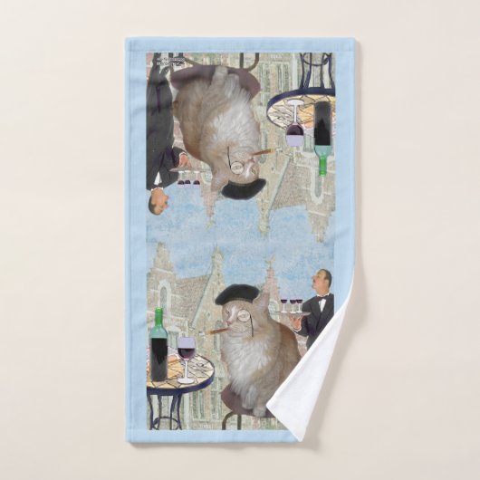 Le Cat du Cafe Bad Handdoek (Handdoek)