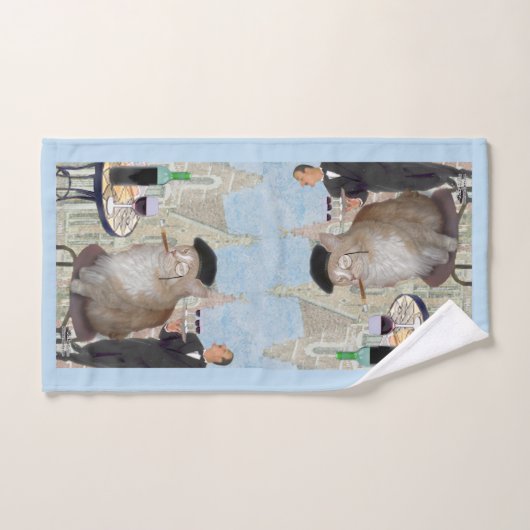 Le Cat du Cafe Bad Handdoek (Handdoek)