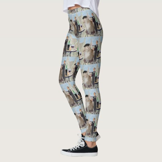 Le Cat du Cafe Leggings (Links)