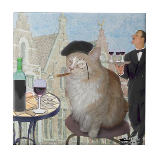 Le Cat du Cafe Tegeltje (Voorkant)