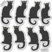 Le Cat Noir, Black Cat Sticker (Voorkant)