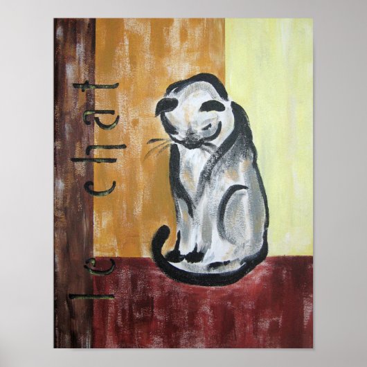 Le Chat 11x 14 Print (Voorkant)