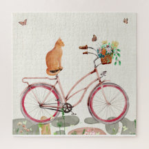 Le Chat à Vélo Puzzel