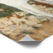 Le Chat Blanc Cat Painting Afdrukbare Muur Poster (Hoek)