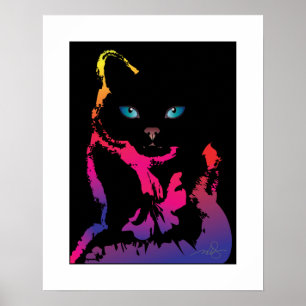 Le Chat d'Alexandra en Noir Two Poster