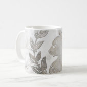 Le Chat d'Argent Carrara-marmer & zilver effect Koffiemok (Voorkant links)
