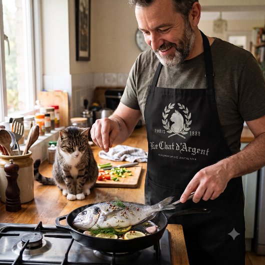 Le Chat d'Argent Édition Noire Schort voor Chef-Ko