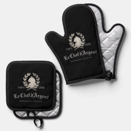 Le Chat d'Argent Executive Chef Ovenwanten | Frans Ovenwant & Pannenlap Set