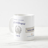 Le Chat d'Argent Klassieke Bistrobeker Koffiemok (Voorkant links)