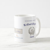 Le Chat d'Argent Klassieke Bistrobeker Koffiemok (Voorkant rechts)