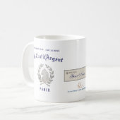 Le Chat d'Argent Klassieke Bistrobeker Koffiemok (Voorkant links)