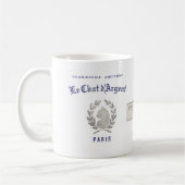 Le Chat d'Argent Klassieke Gepersonaliseerde Koffiemok (Links)
