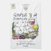 Le Chat d'Argent "Souris Provençale" Chef Theedoek (Verticaal)