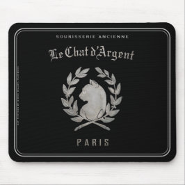 Le Chat d'Argent Vintage Paris Zwarte Muis Muismat