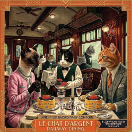Le Chat d'Argent VOYAGE Series kattenbak Voerbakje