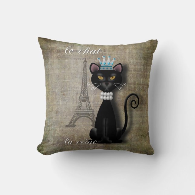 Le Chat, La Reine, L'artiste Kussen (Voorkant)