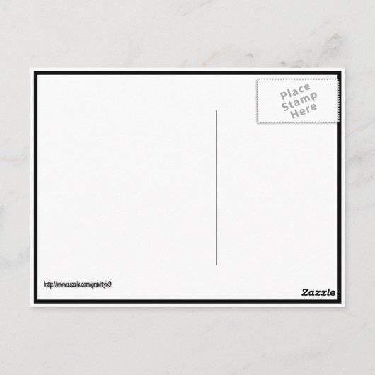 Le Chat Noir - Action De Grâces Briefkaart (Achterkant)