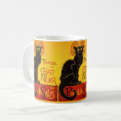 le chat noir, Art Nouveau Koffiemok (Voorkant links)