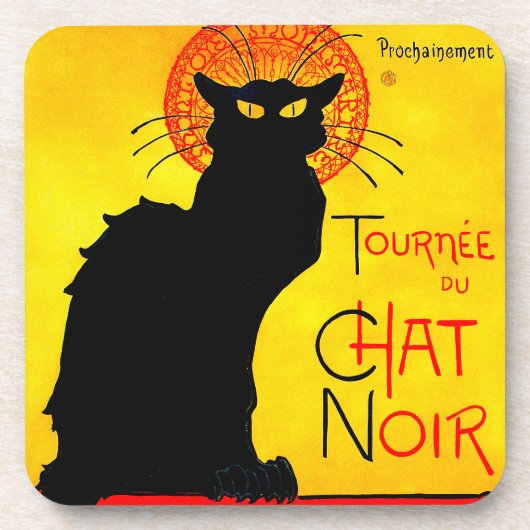Le Chat Noir Bier Onderzetter (Voorkant)