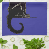 Le Chat Noir Black Cat Kitchen Towel Theedoek (Gevouwen)