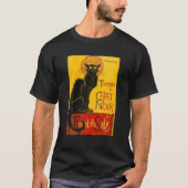  Le Chat Noir Black Cat Paris T-shirt (Voorkant)