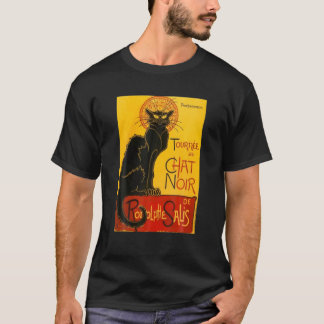 Le Chat Noir Black Cat Paris T-shirt