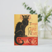 Le Chat Noir Briefkaart (Staand voorkant)