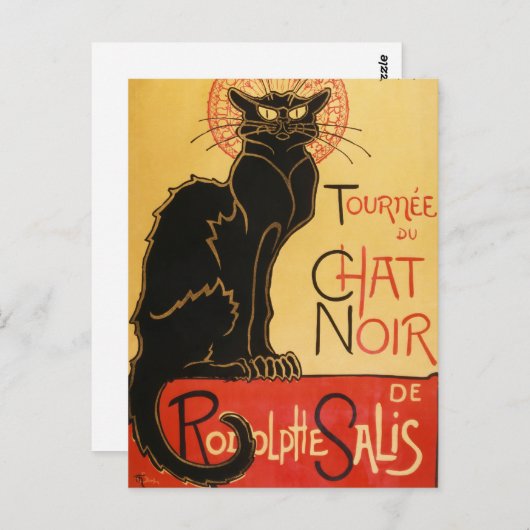 Le Chat Noir Briefkaart (Voorkant / Achterkant)