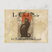 Le Chat Noir Briefkaart (Voorkant)