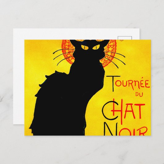 Le Chat Noir Briefkaart (Voorkant / Achterkant)