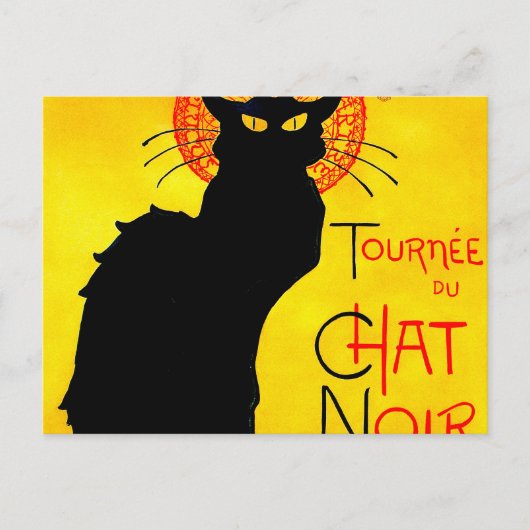 Le Chat Noir Briefkaart (Voorkant)