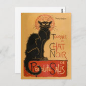 Le Chat Noir Briefkaart (Voorkant / Achterkant)