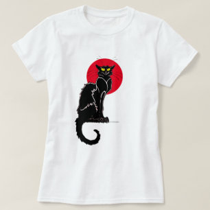 Le Chat Noir  Cat Art T-shirt