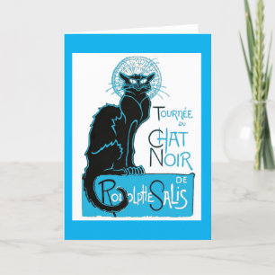 Le Chat Noir Cat Nieuw Turquoise, Kaart