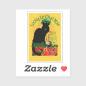 Le Chat Noir Clover St. Patrick's Day Sticker (Vel)