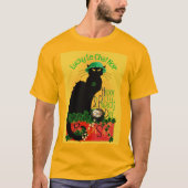 Le Chat Noir Clover St. Patrick's Day T-shirt (Voorkant)